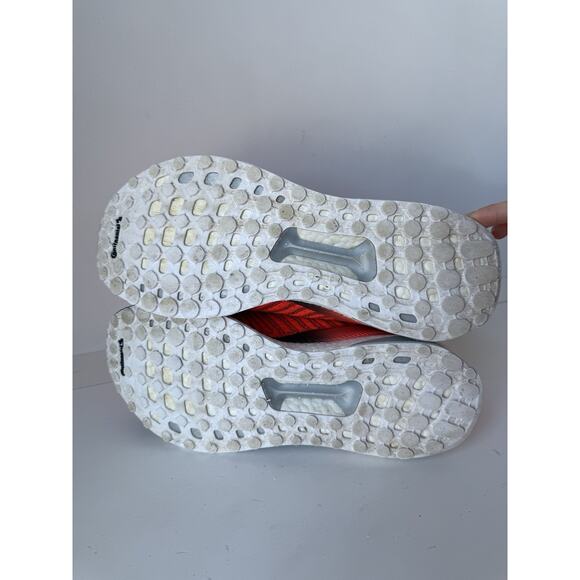 ADIDAS Solar Glide 19 Boost Orange Running Shoes Men's Size 9 - Picture 8 of 8